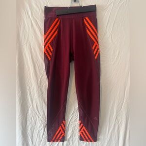 Adidas x Ivy Park Maroon 7/8 Training Tights